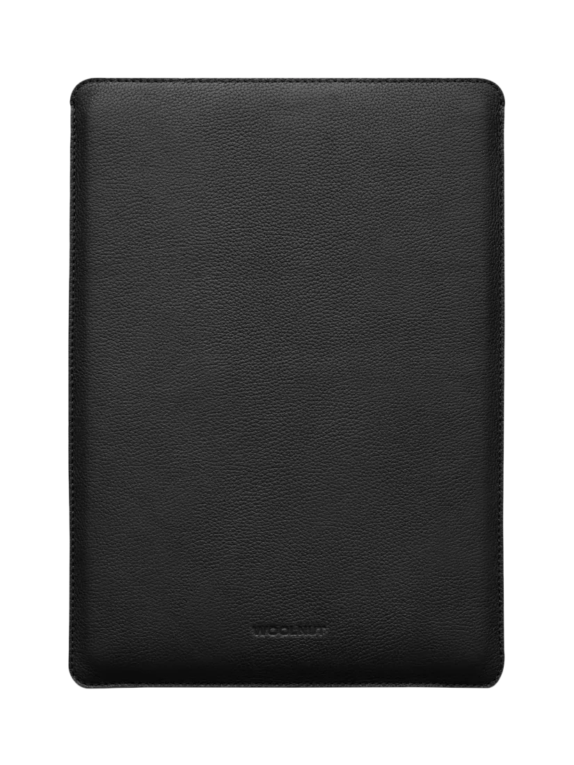 WOOLNUT leather sleeve black 16-inch MacBook Pro - British product