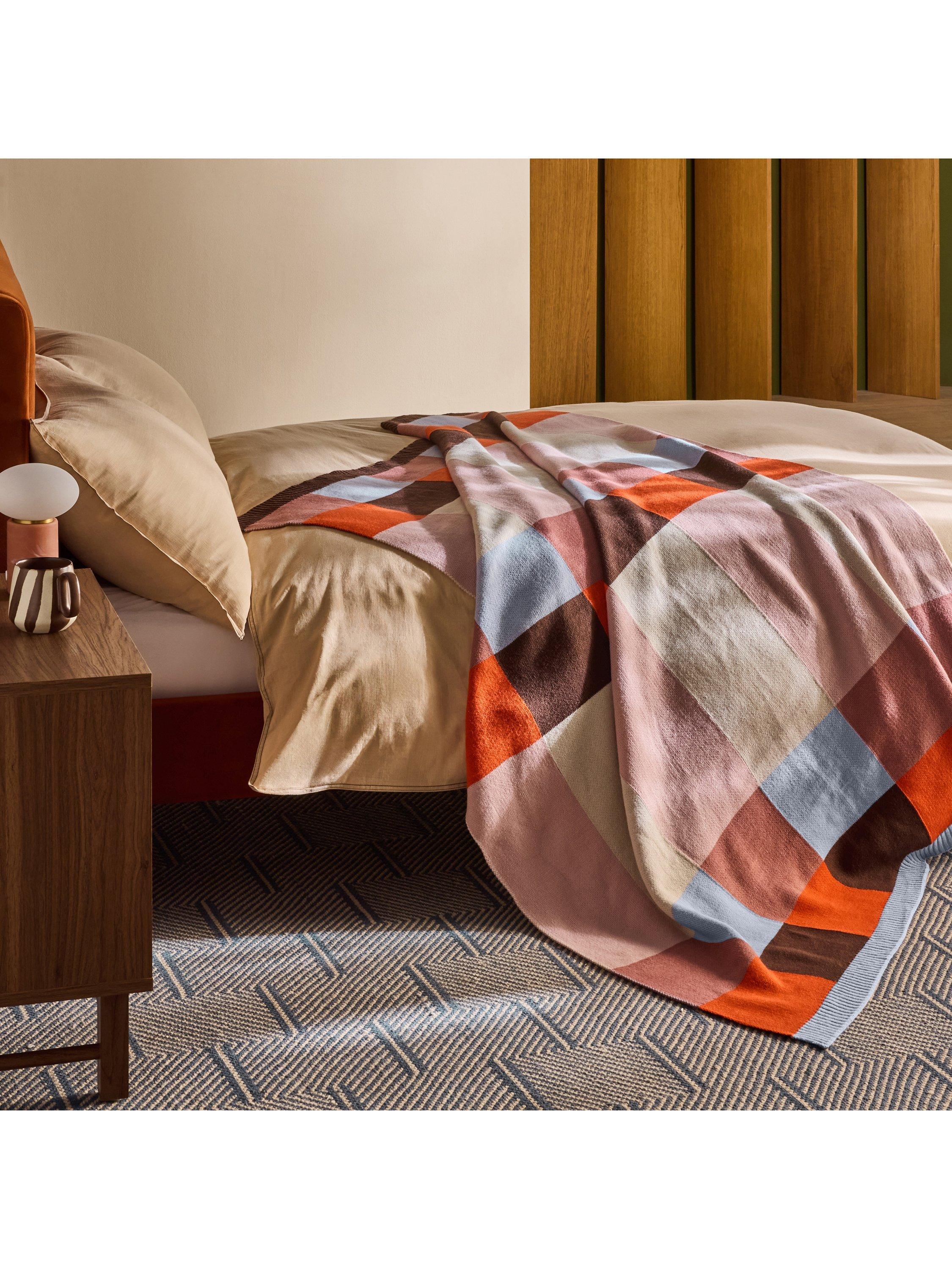MADE woven throw multi 130x180 cm - British product