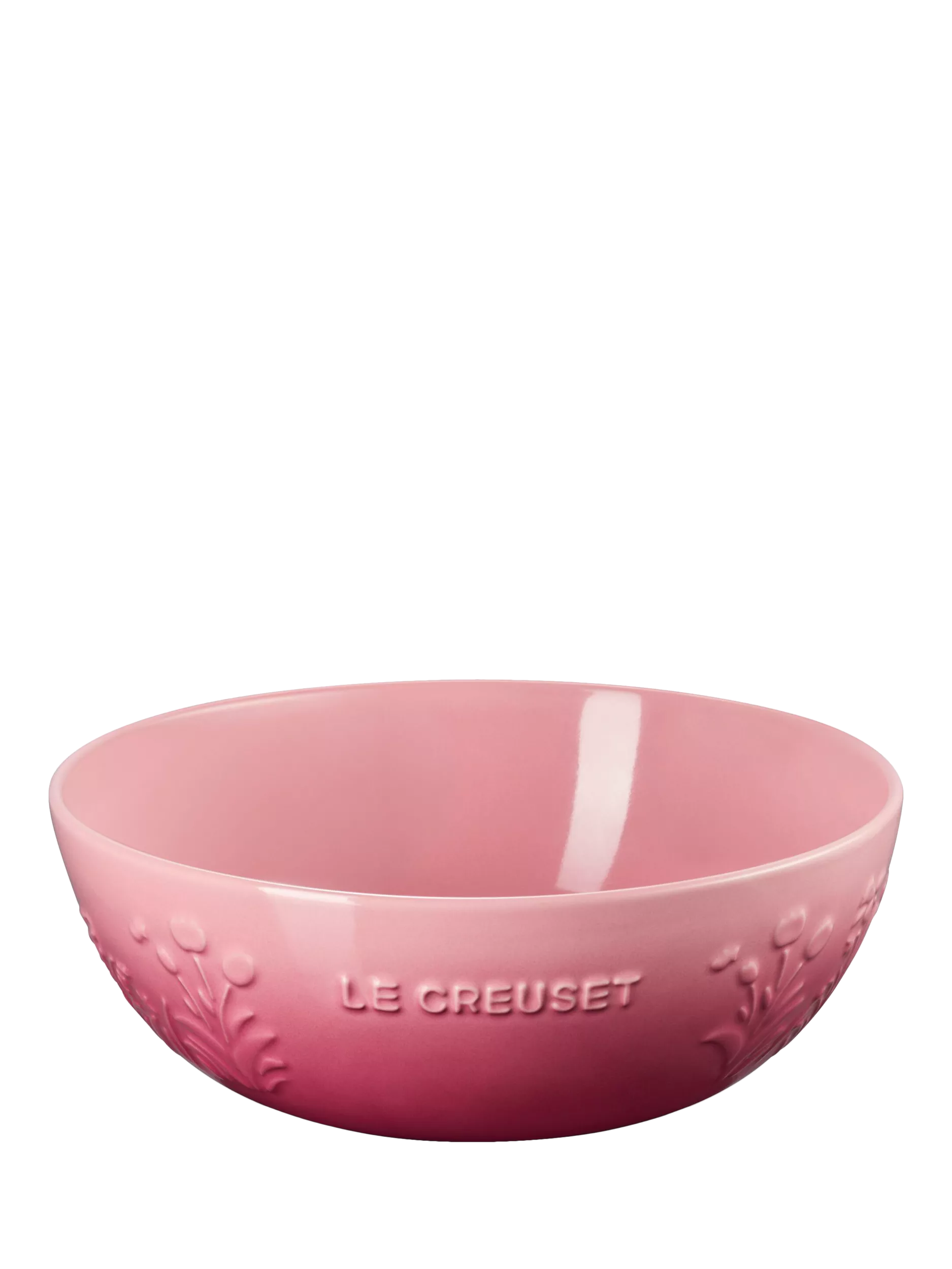 Le Creuset stoneware multi bowl 25cm floral design, imported from the UK