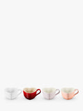 Le Creuset heart mugs set of 4 220ml, imported from the UK