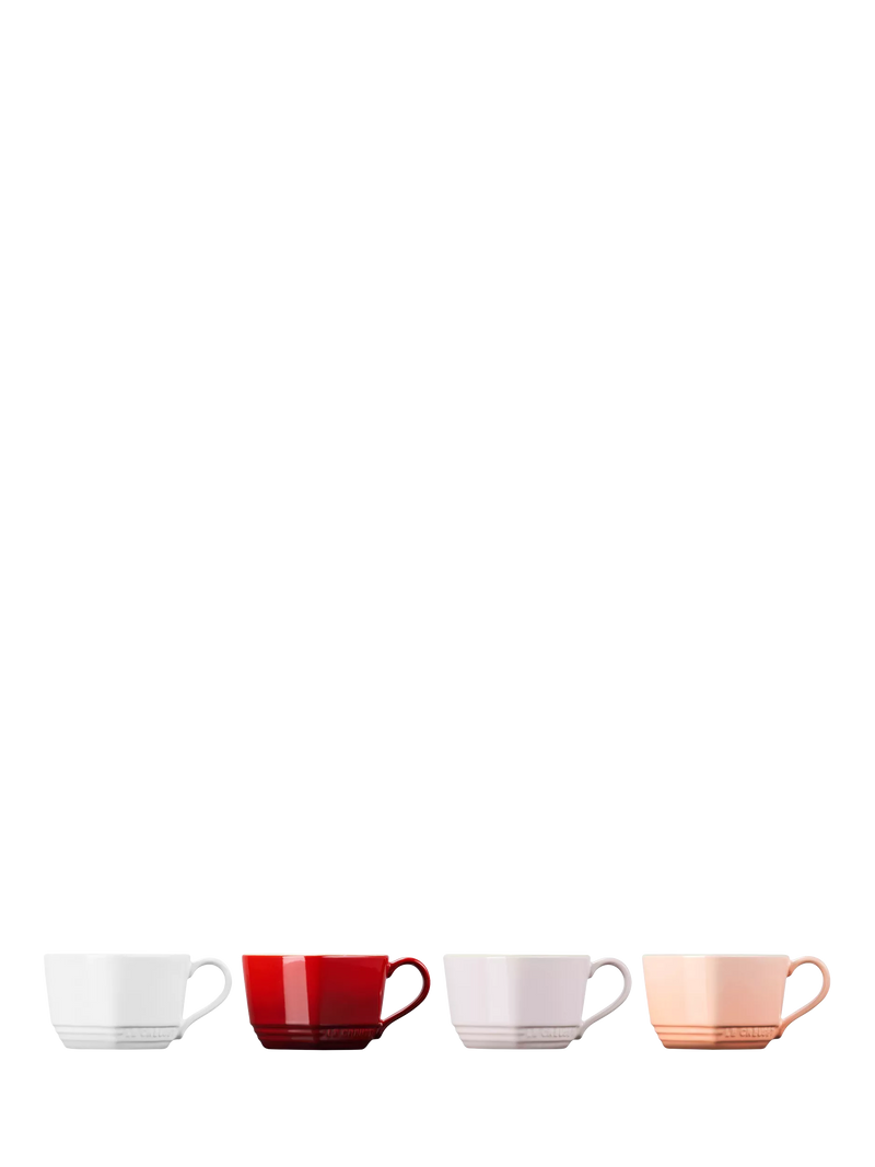Le Creuset heart mugs set of 4 220ml, imported from the UK