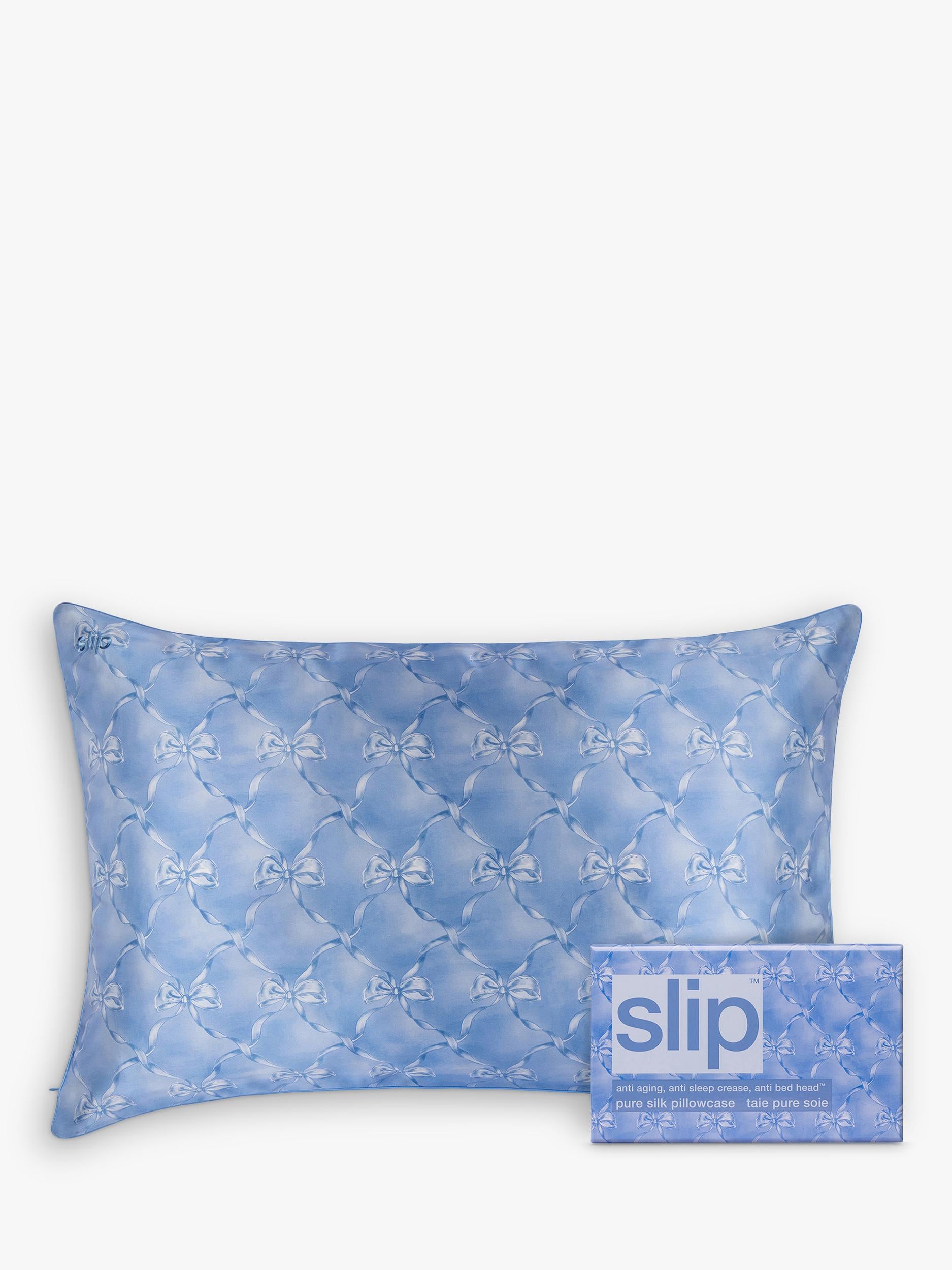 Slip pure silk zippered queen pillowcase, UK version