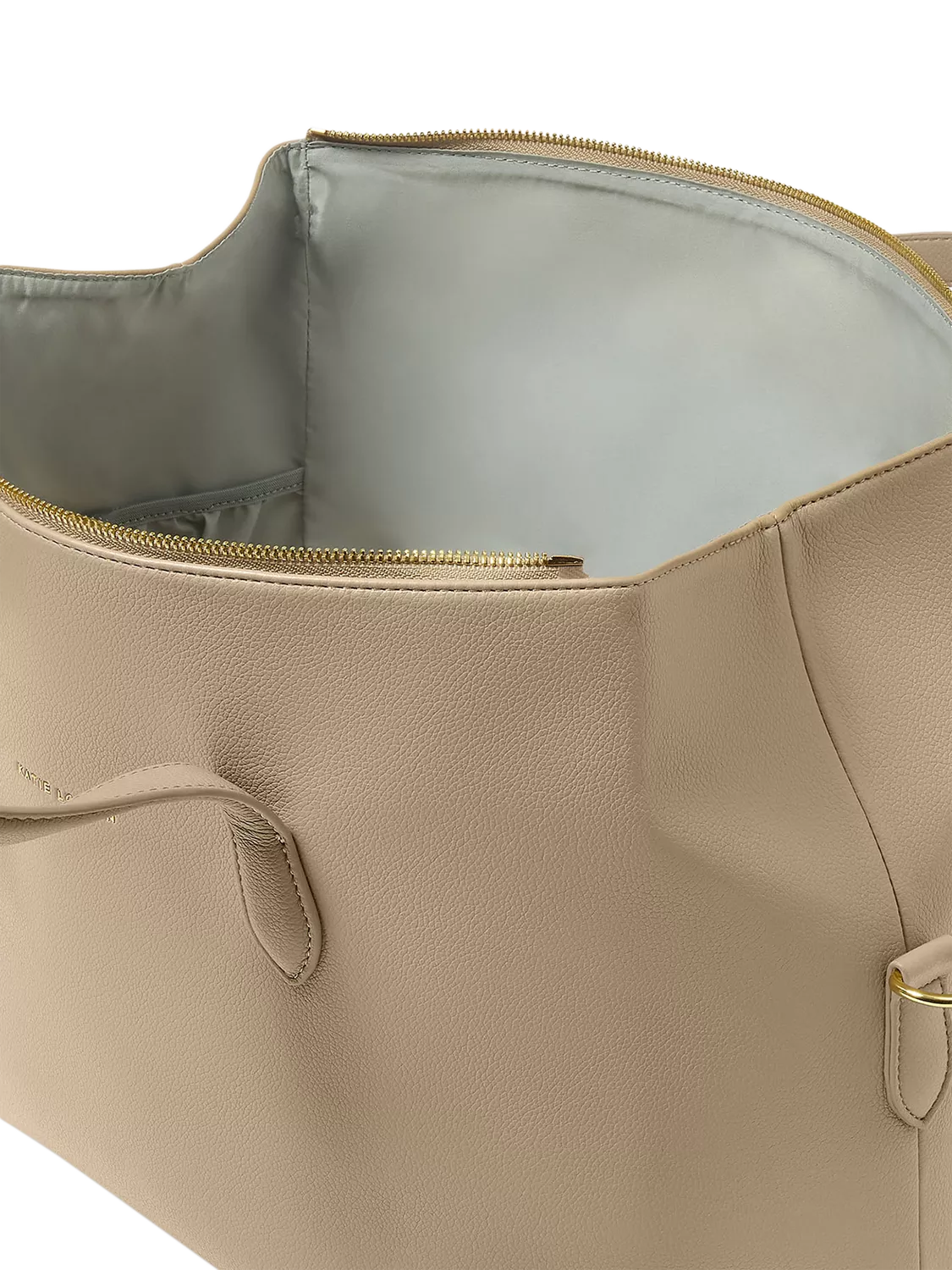 Katie Loxton Milan cabin bag in light taupe - British product
