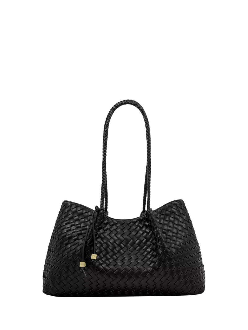 Katie Loxton Nova woven shoulder bag black, UK version