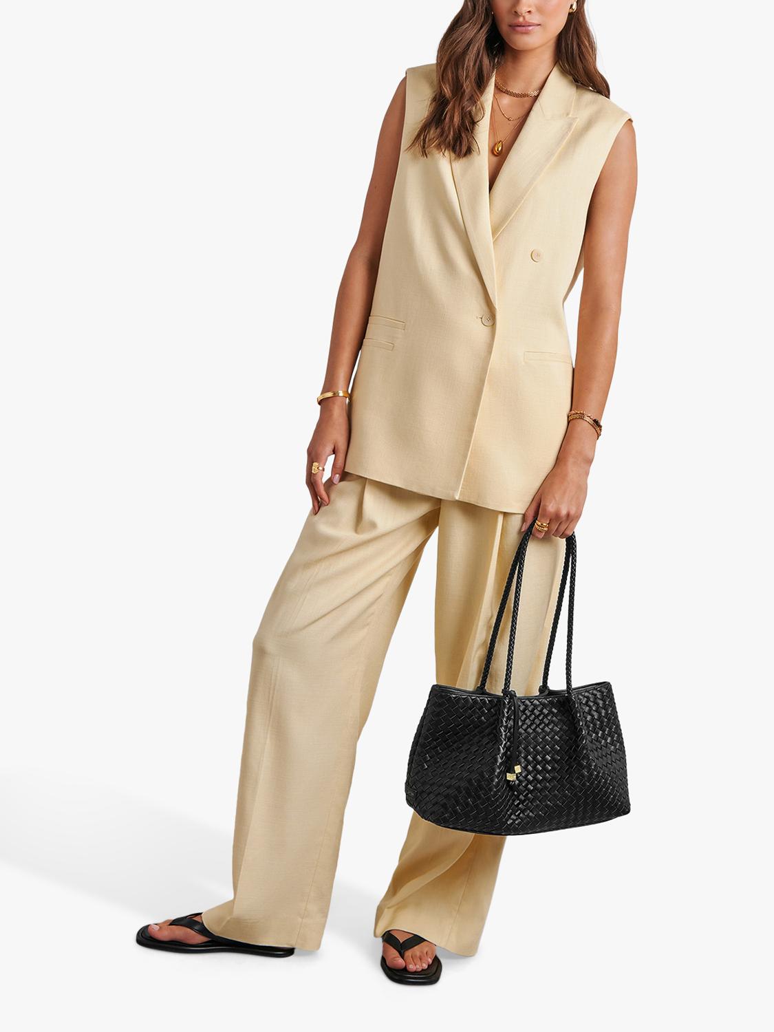 Katie Loxton Nova woven shoulder bag black, UK version
