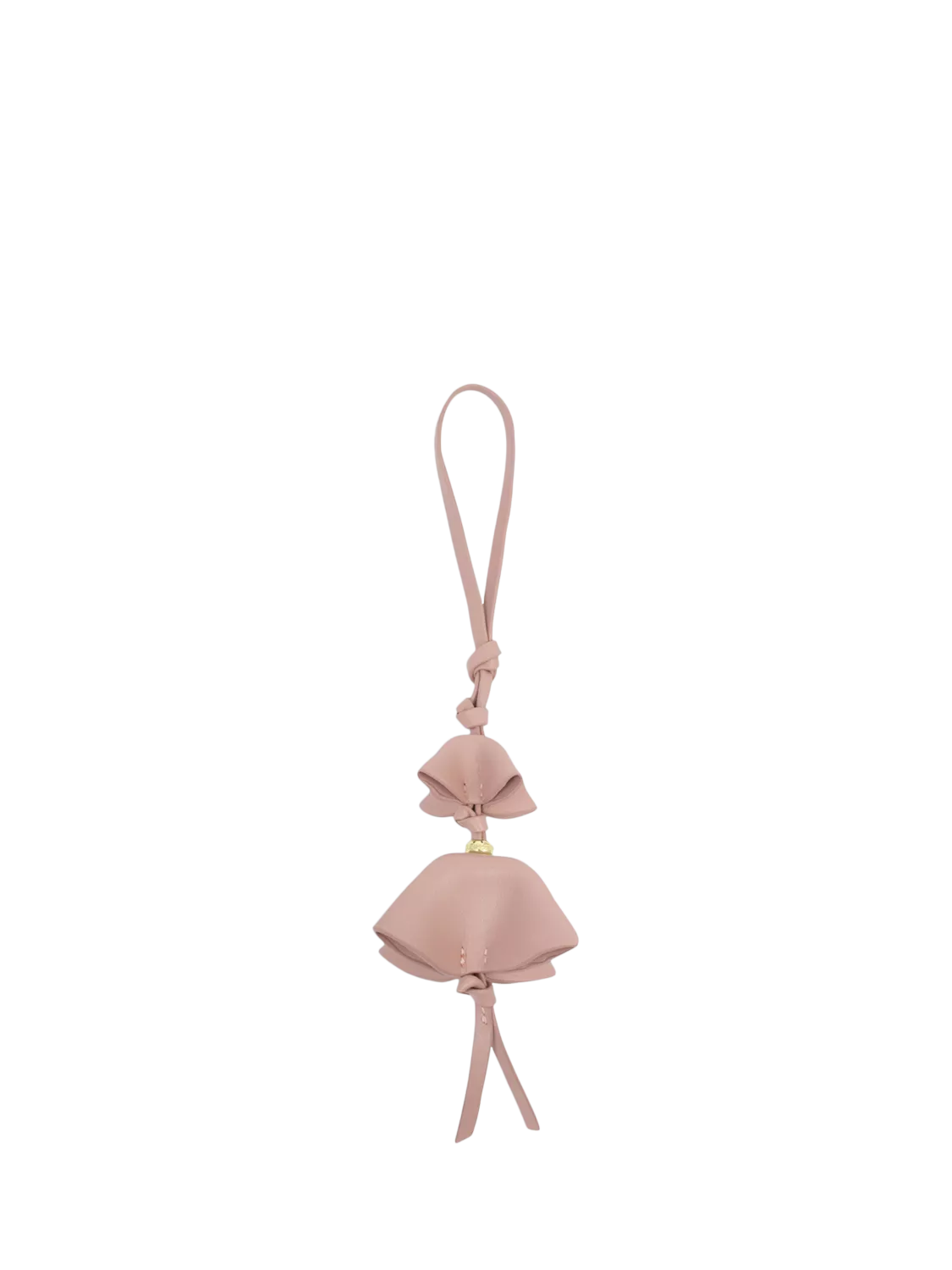 Katie Loxton faux leather tulip bag charm Pink Heather (British brand)