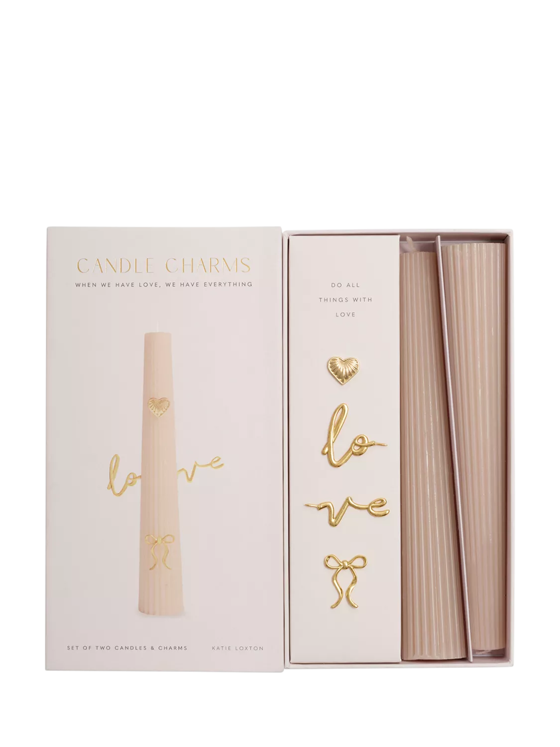 Katie Loxton Love Candle Charms Gift Set (British brand)