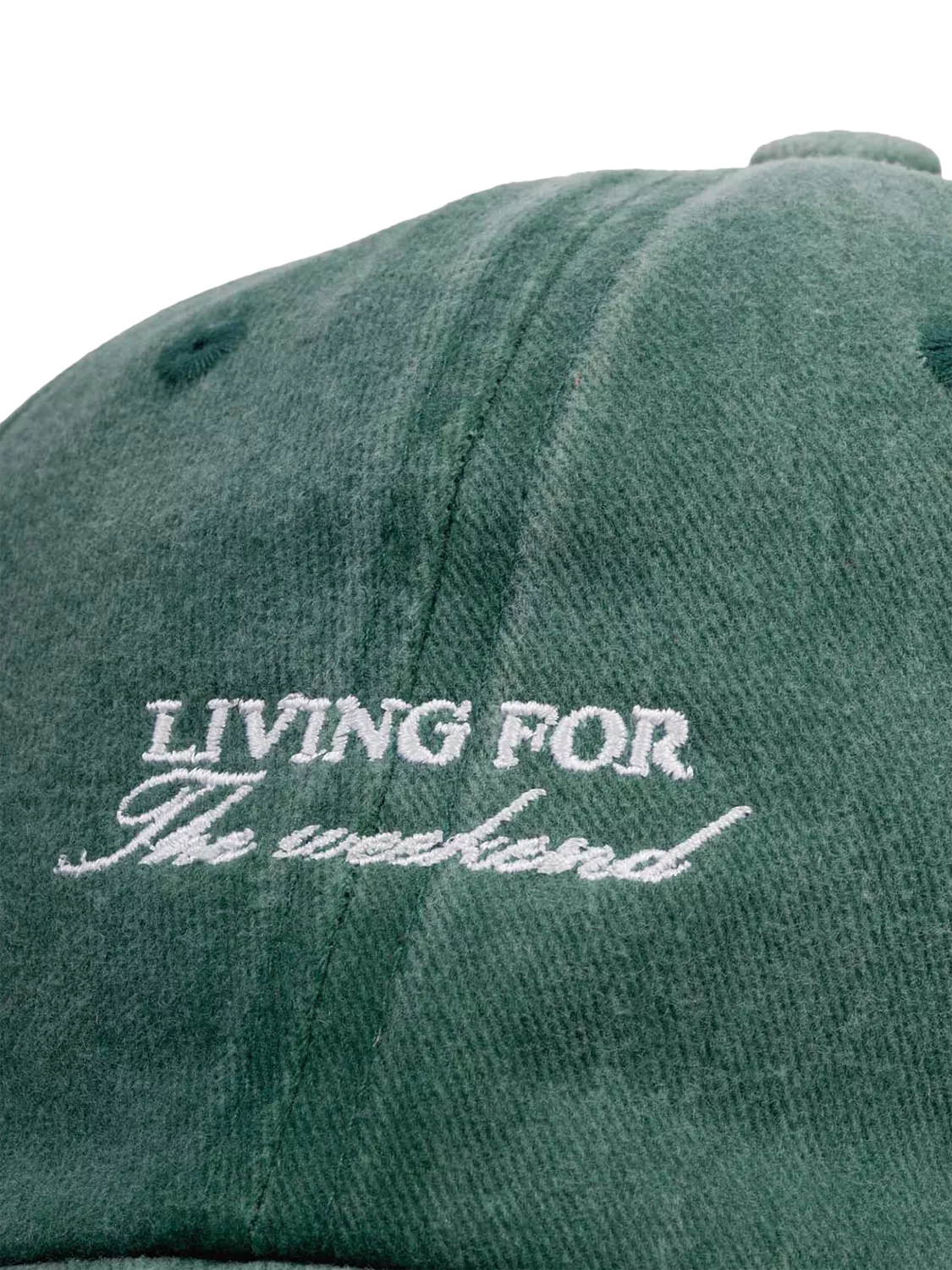 Katie Loxton embroidered weekend baseball cap green (British brand)