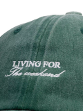 Katie Loxton embroidered weekend baseball cap green (British brand)