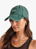 Katie Loxton embroidered weekend baseball cap green (British brand)