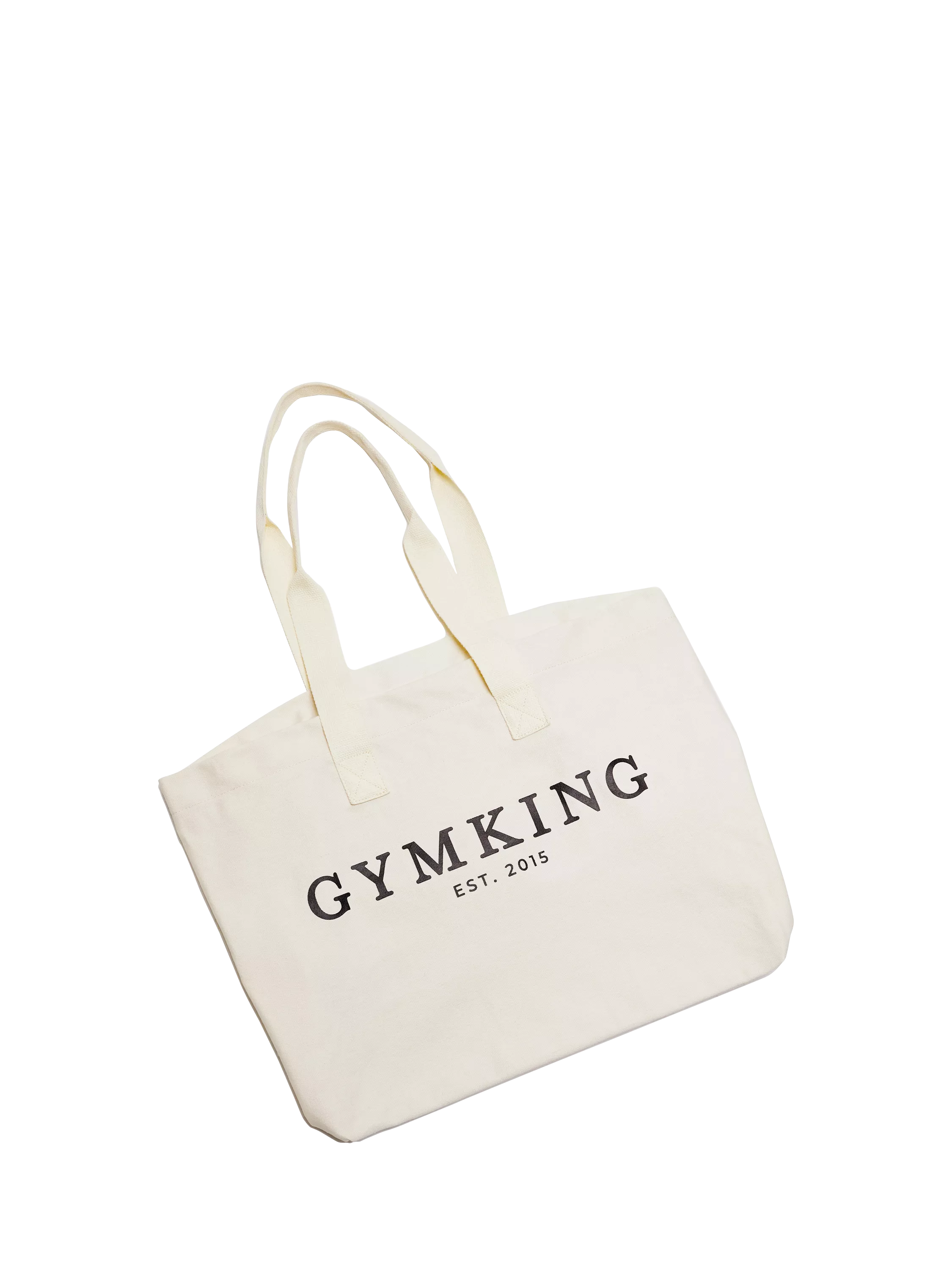 Gym King tote bag light beige - British product