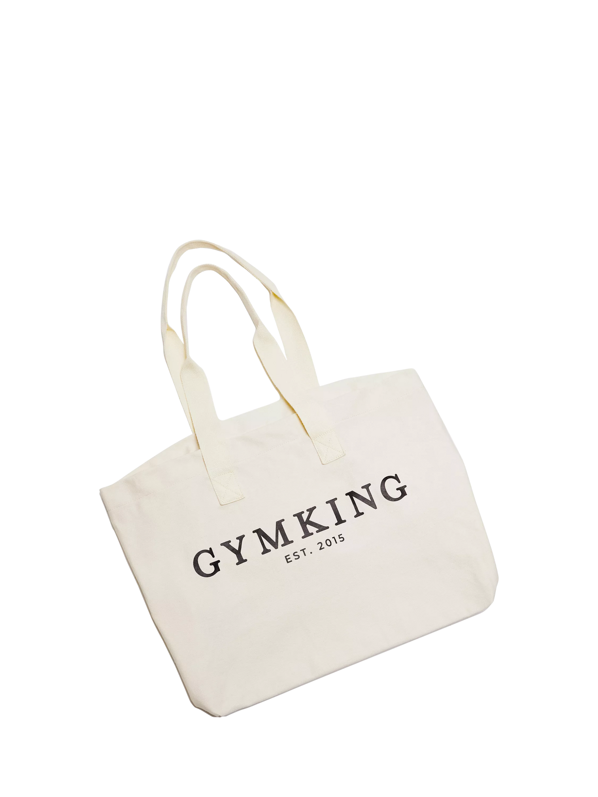 Gym King tote bag light beige - British product