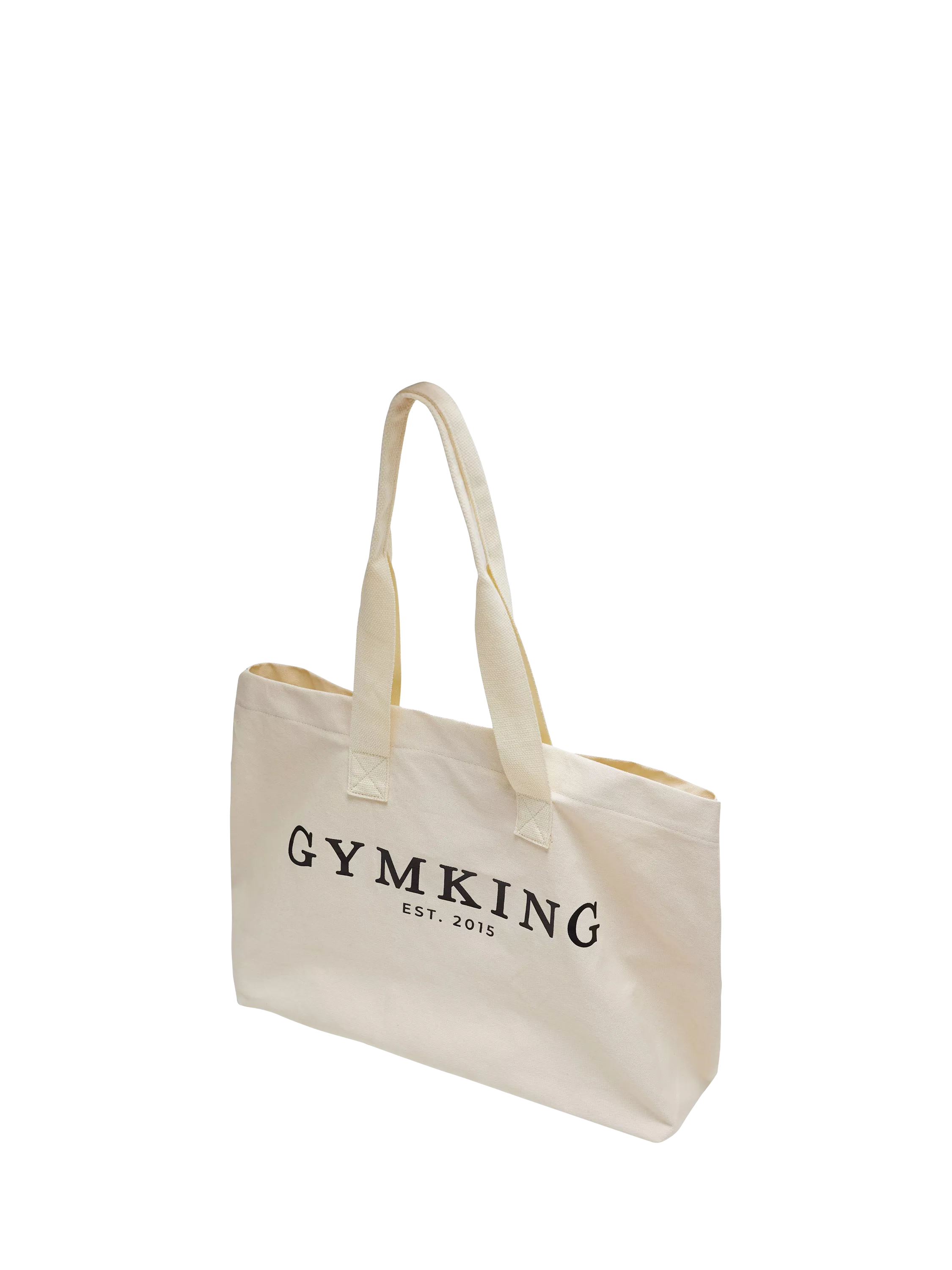 Gym King tote bag light beige - British product