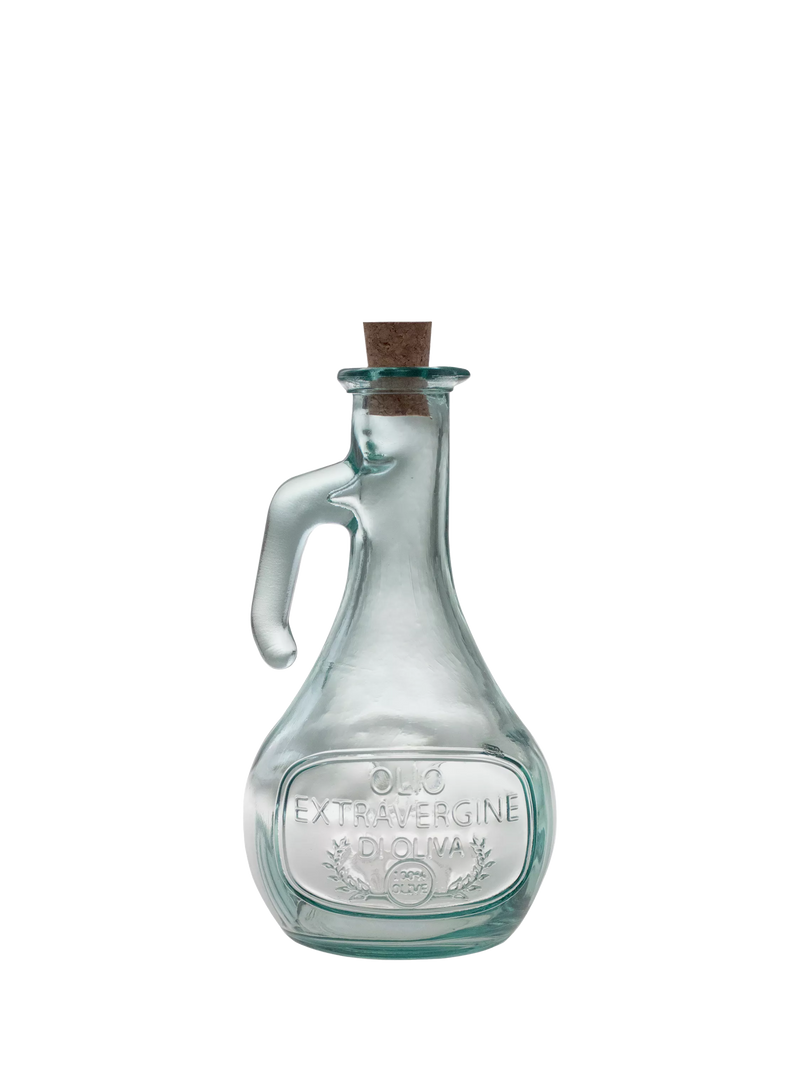 Vidrios San Miguel Glass Olive Oil Bottle with Cork Stopper, 500ml