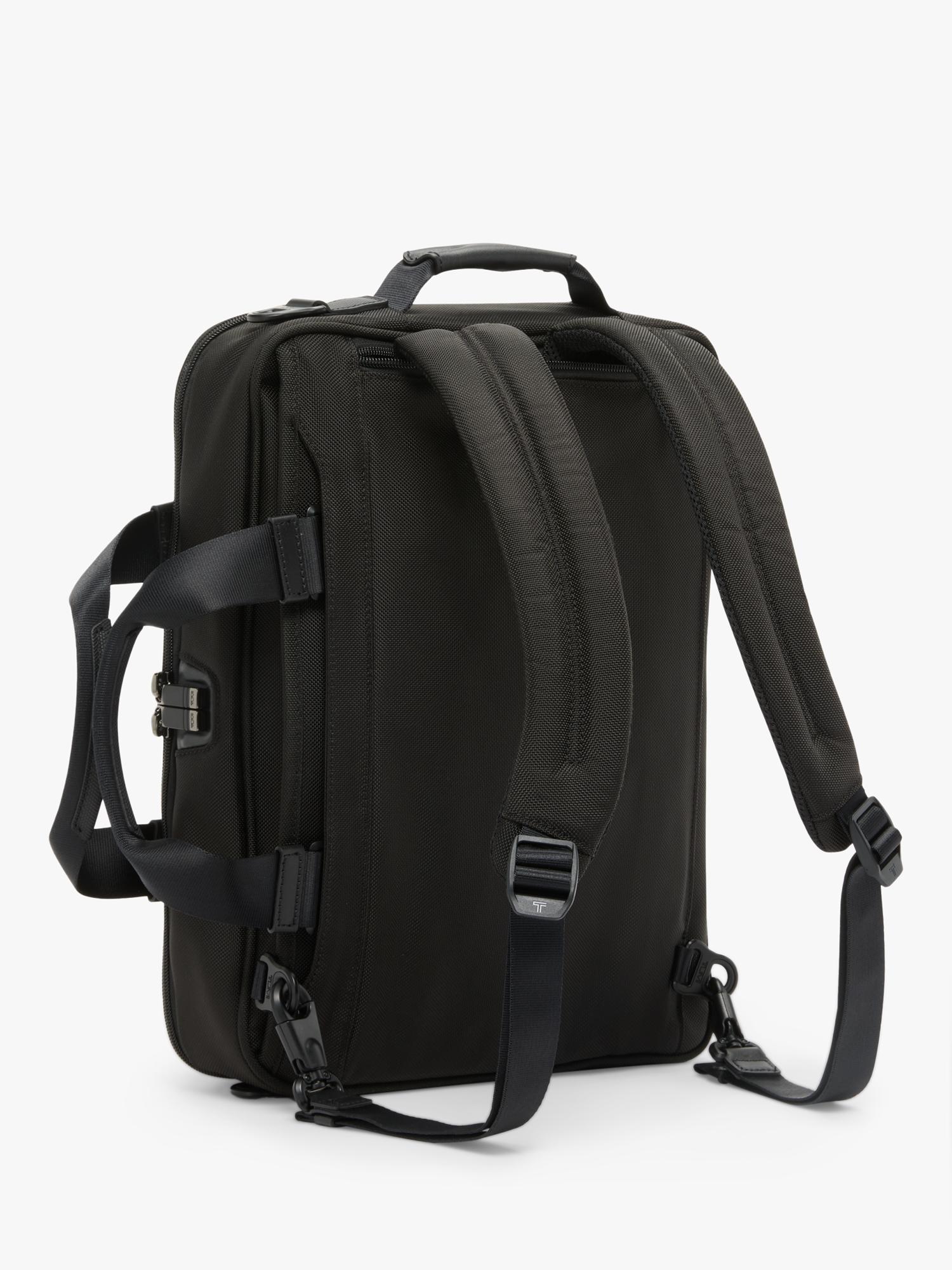 TUMI three way convertible briefcase black (British brand)
