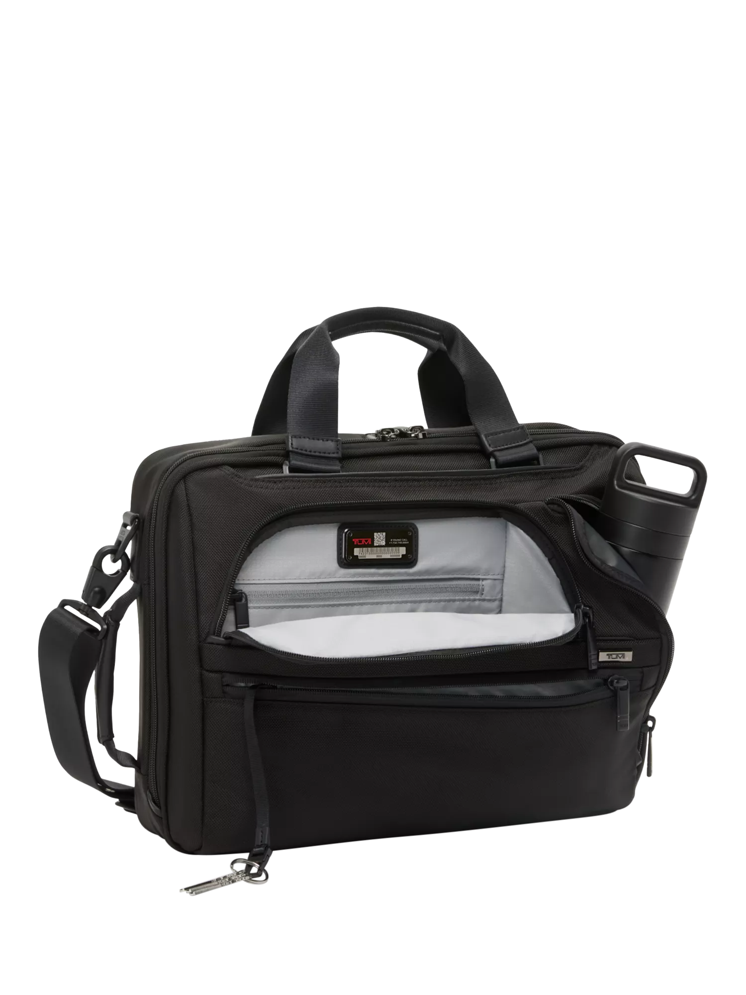 TUMI three way convertible briefcase black (British brand)