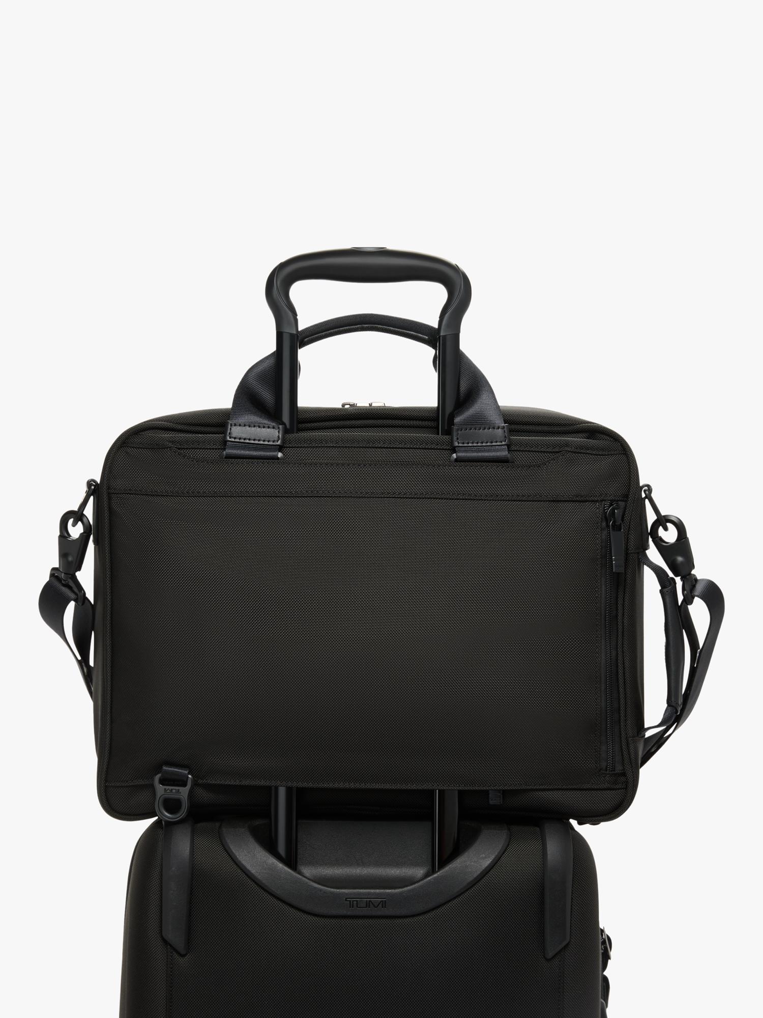 TUMI three way convertible briefcase black (British brand)