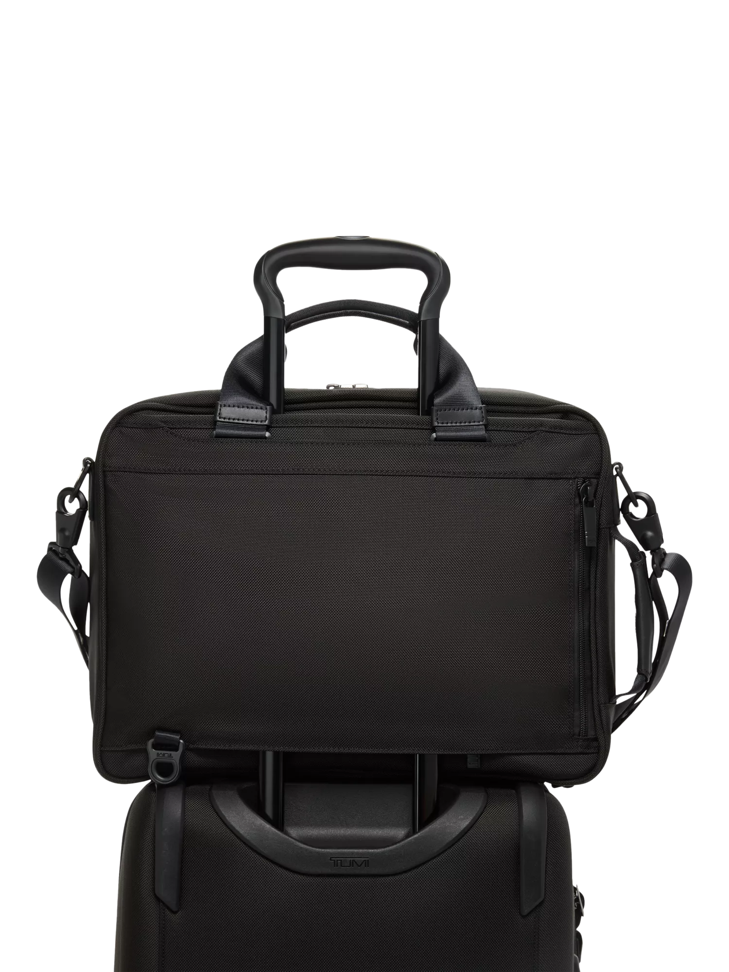 TUMI three way convertible briefcase black (British brand)
