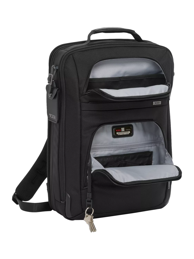 Tumi Alpha large expandable backpack 39.65L, imported from the UK