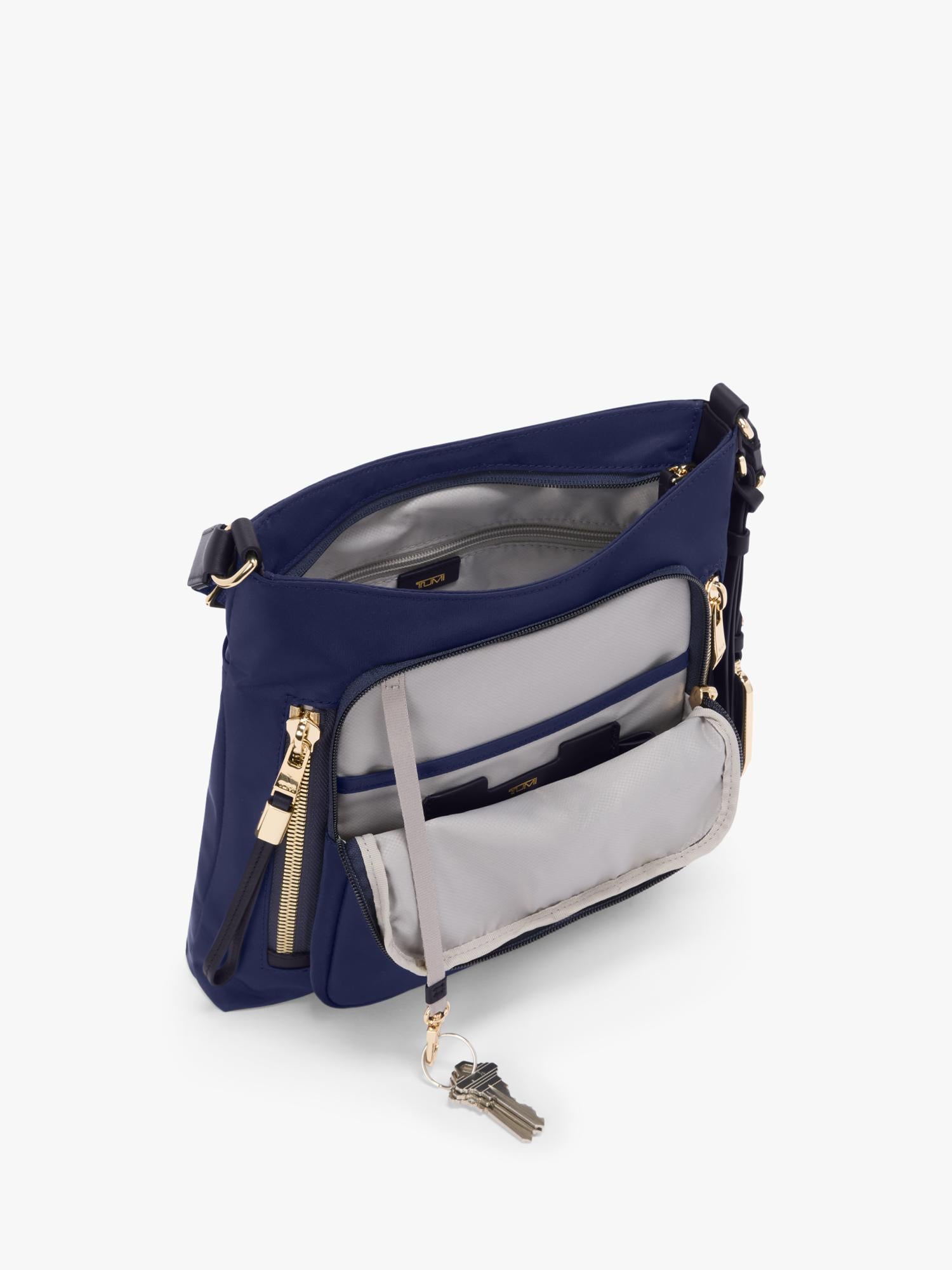 TUMI Voyageur Tyler crossbody bag nylon leather, UK version