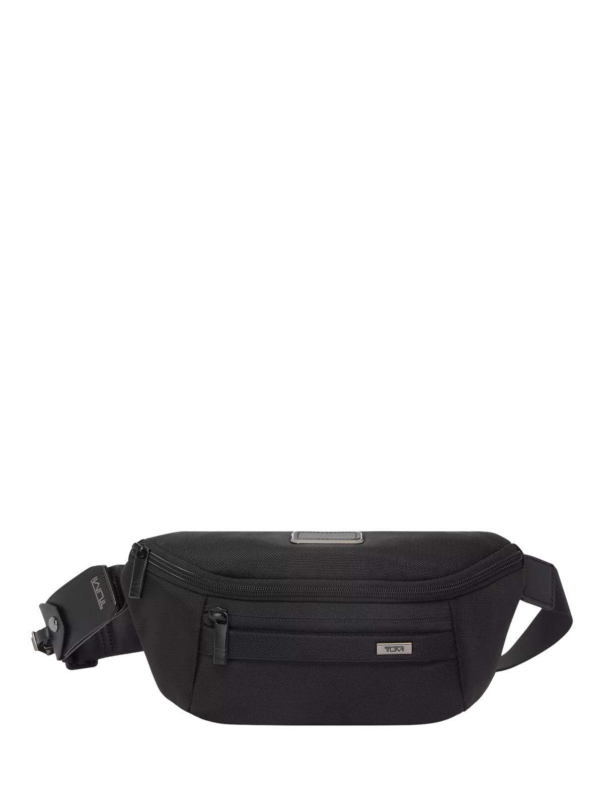 TUMI Alpha Sling black nylon bag with leather - British product