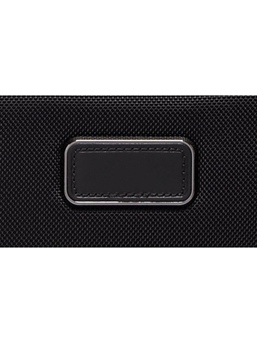 TUMI Alpha Sling black nylon bag with leather - British product