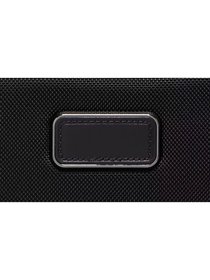 TUMI Alpha Sling black nylon bag with leather - British product