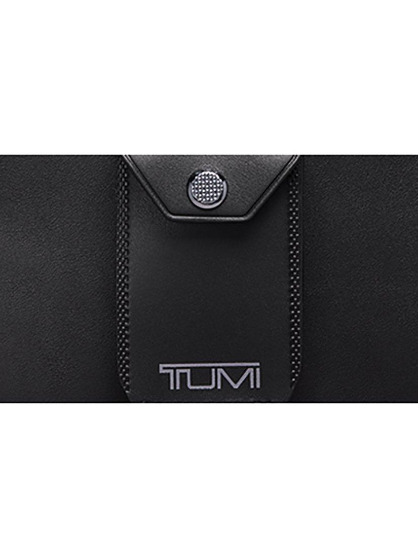 TUMI Alpha Sling black nylon bag with leather - British product