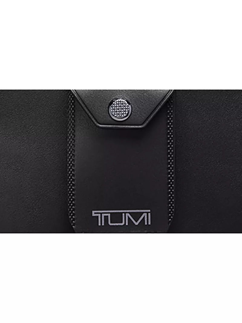 TUMI Alpha Sling black nylon bag with leather - British product