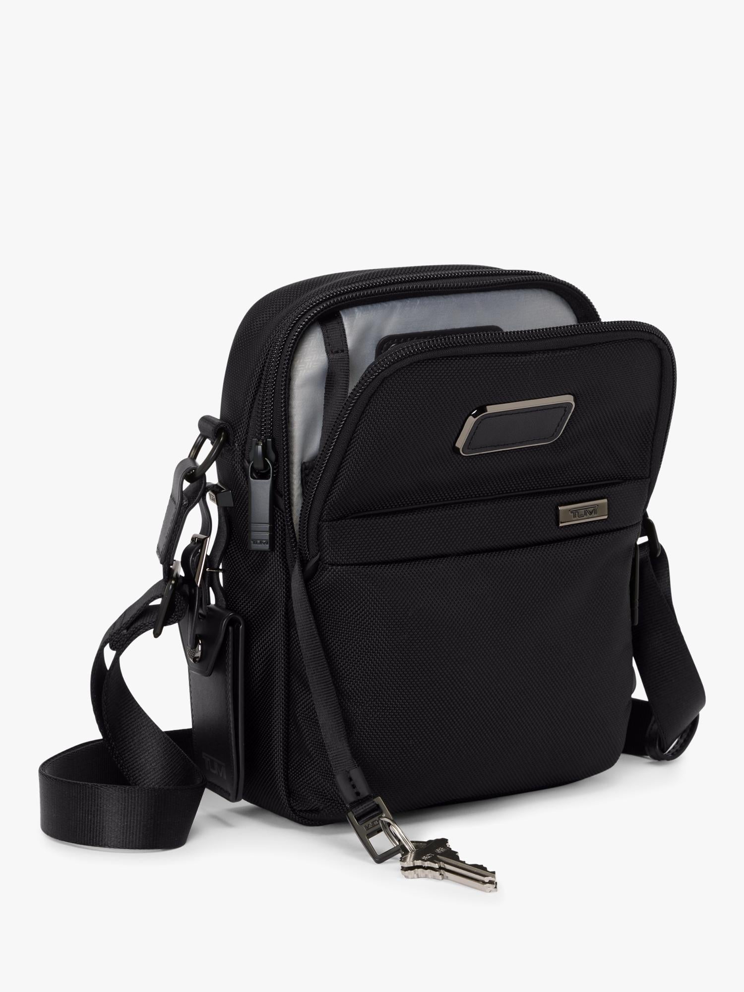 TUMI Alpha Small crossbody bag 8L black - British product