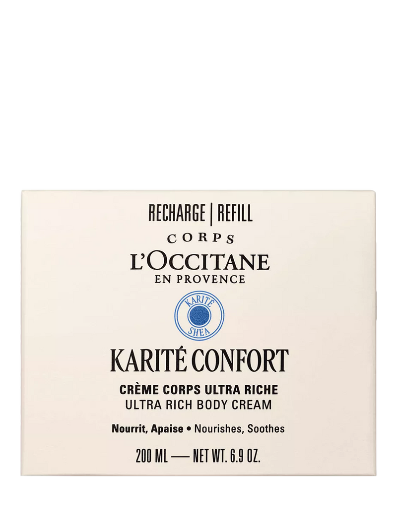 L'OCCITANE Shea Butter Body Cream Refill 200ml (British brand)