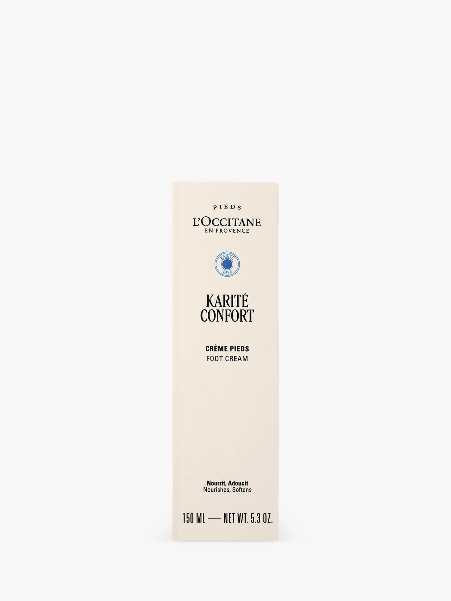 L'Occitane shea foot cream 150ml (British brand)