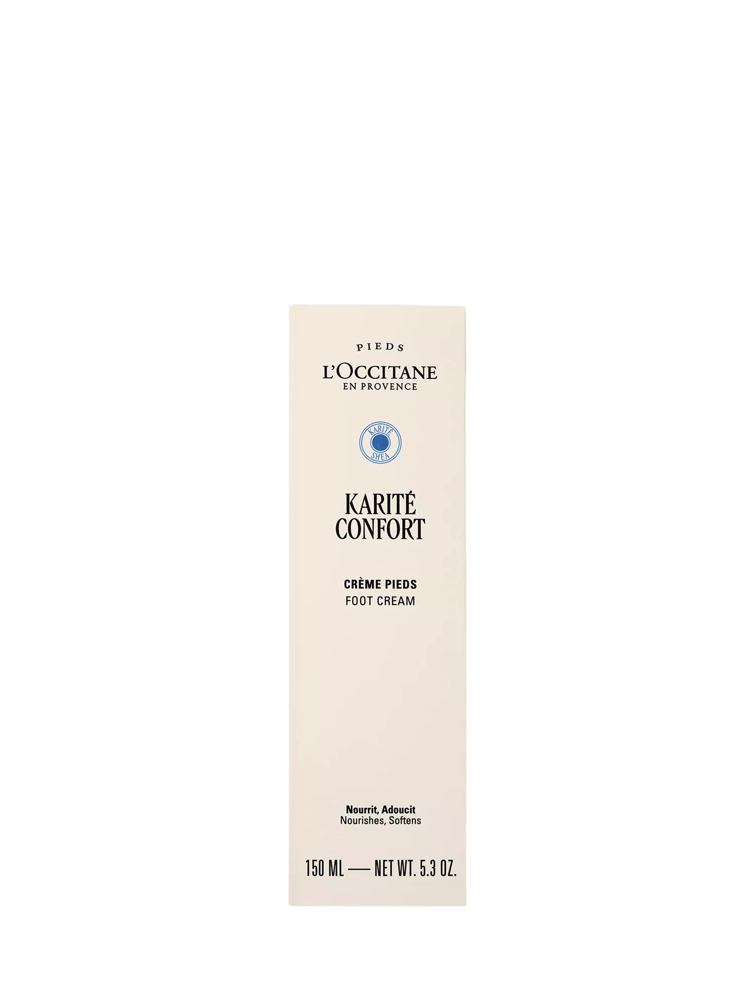 L'Occitane shea foot cream 150ml (British brand)