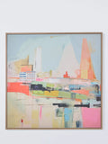 John Lewis Irena Orlov abstract city framed canvas 82.8cm - British product