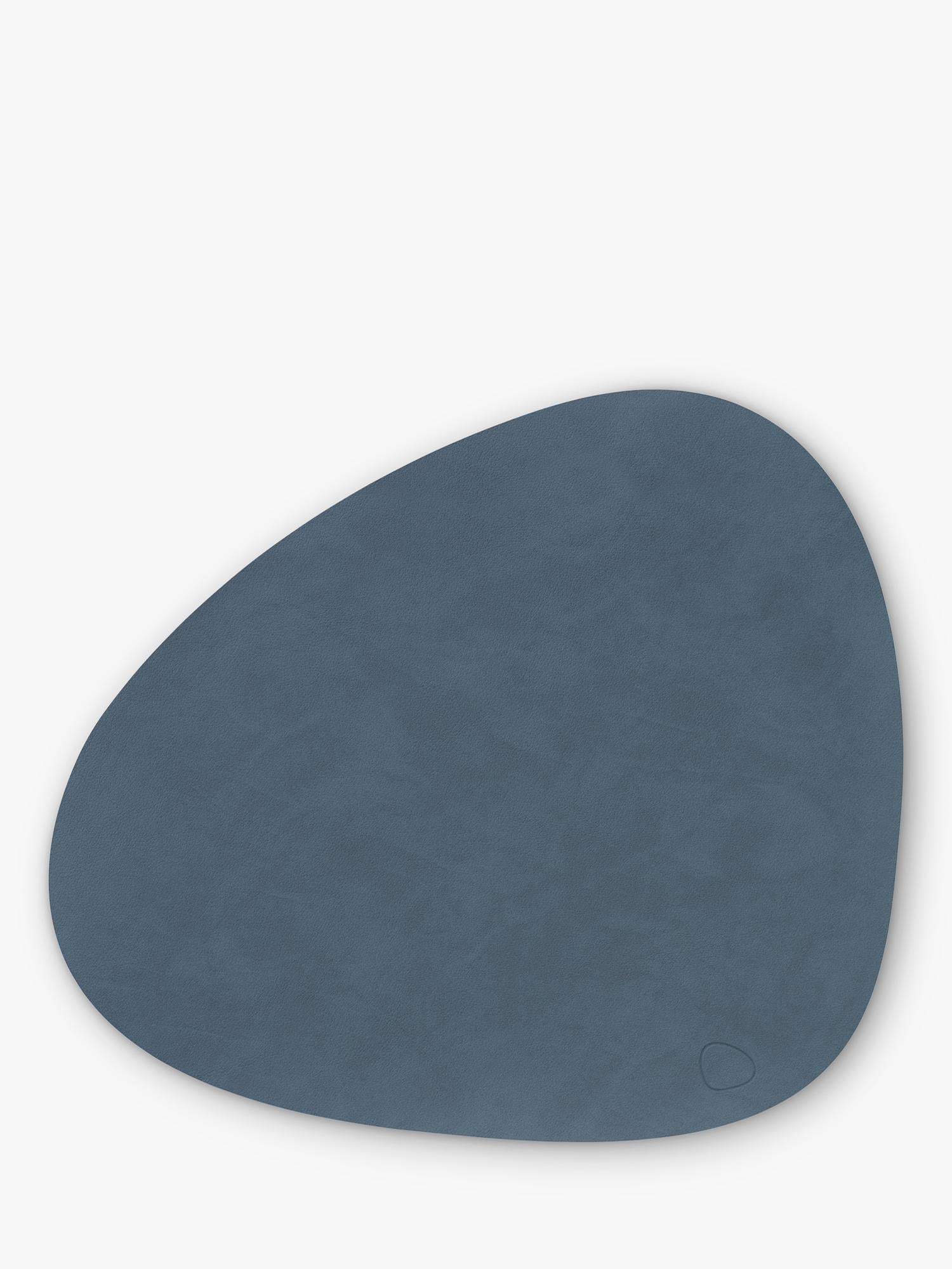 LIND DNA Nupo Curve placemat recycled leather 37x44cm - British product