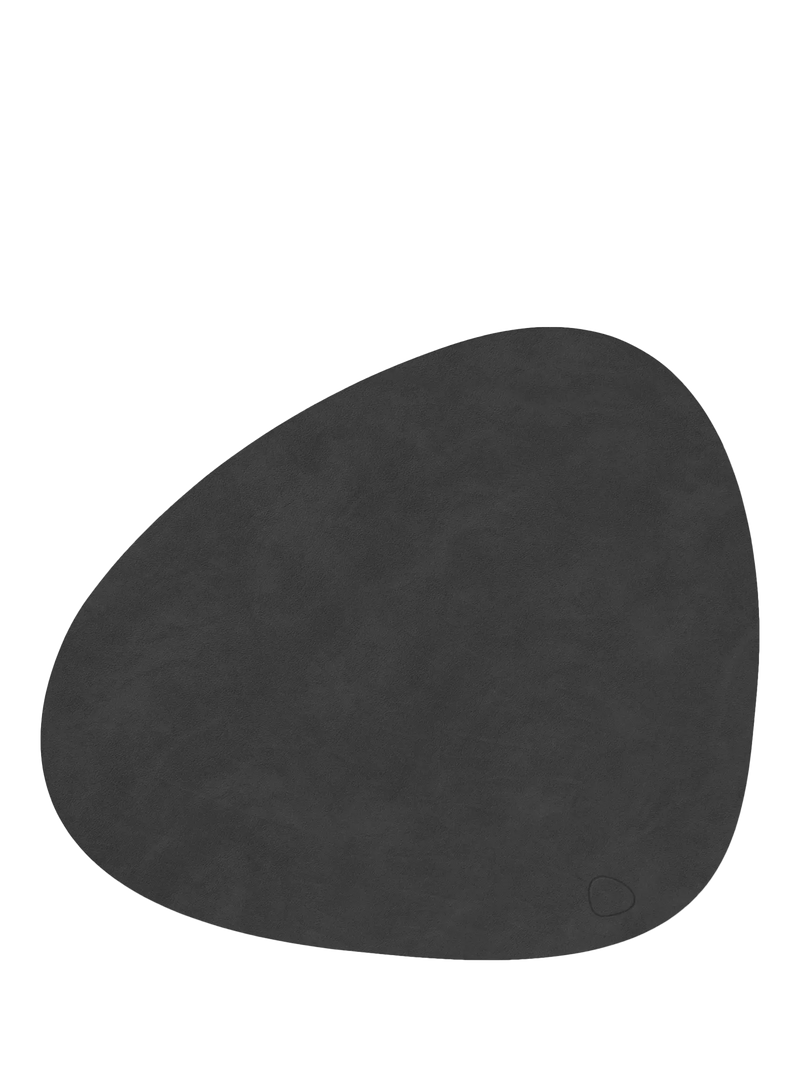 LIND DNA Nupo Curve placemat recycled leather 37x44cm - British product