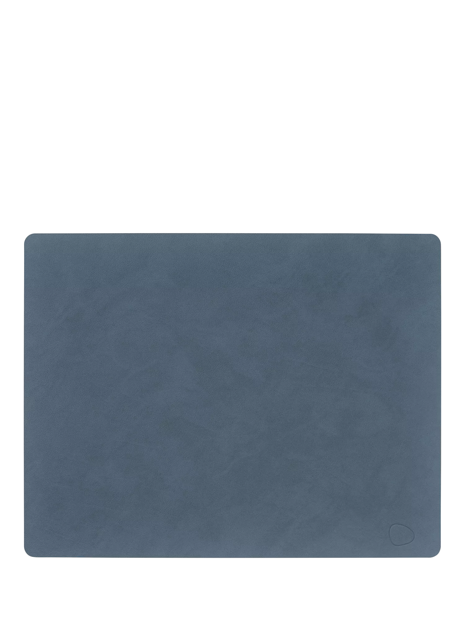LIND DNA Nupo rectangular recycled leather placemat 35x45cm, imported from the UK