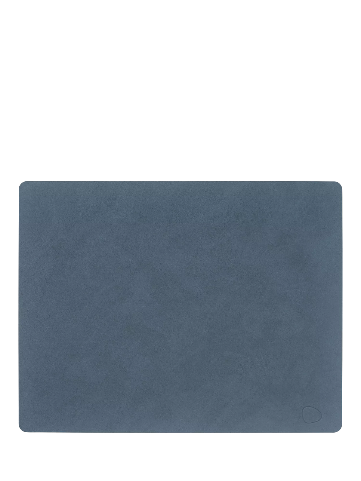 LIND DNA Nupo rectangular recycled leather placemat 35x45cm, imported from the UK