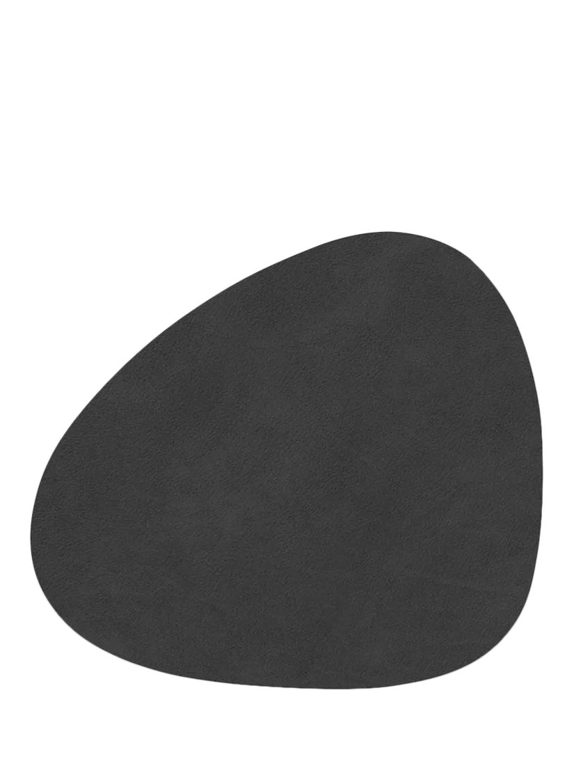 LIND DNA recycled leather Nupo Curve coaster 11x13cm, UK version