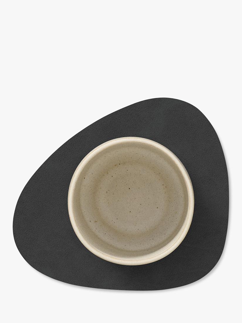 LIND DNA recycled leather Nupo Curve coaster 11x13cm, UK version