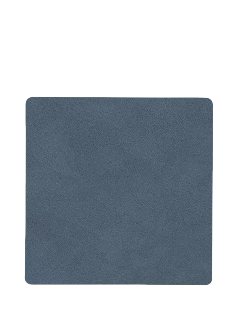 LIND DNA recycled leather square coaster, UK version