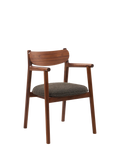 John Lewis Pierro dining chair walnut mocha finish (British brand)
