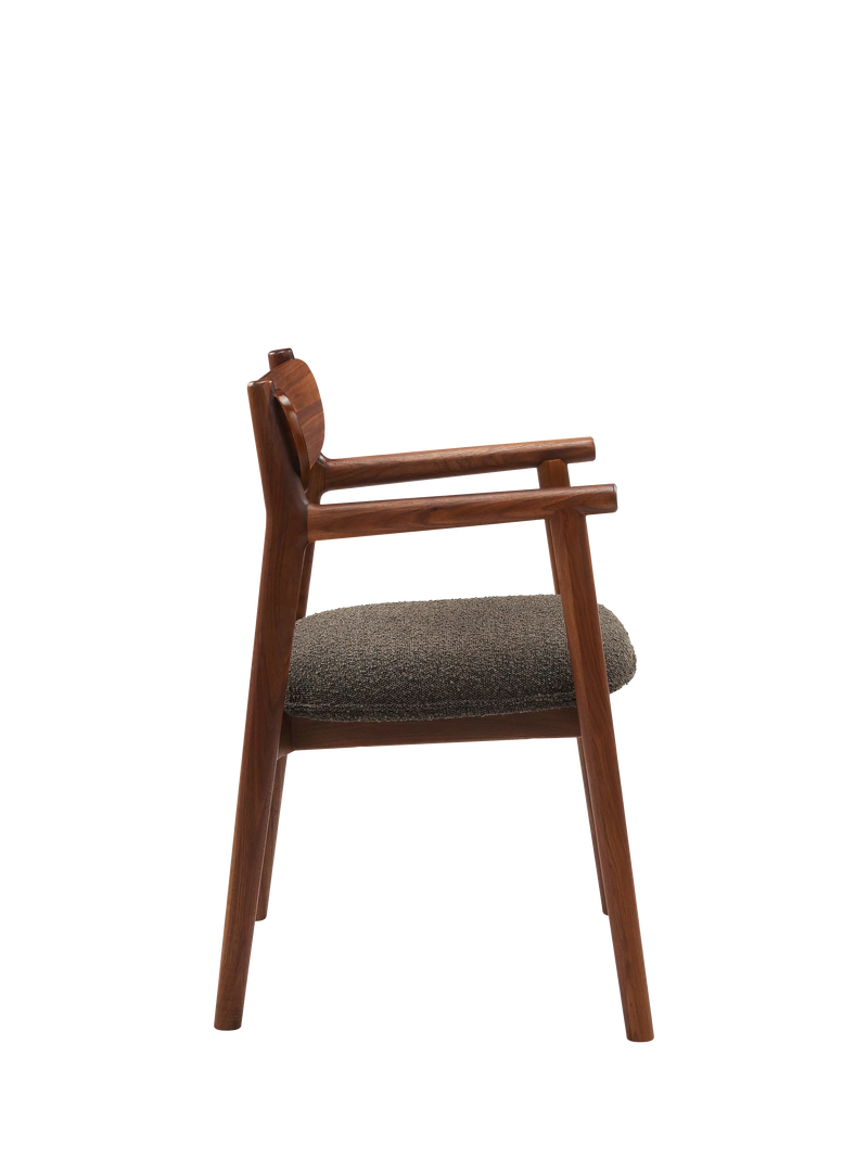 John Lewis Pierro dining chair walnut mocha finish (British brand)