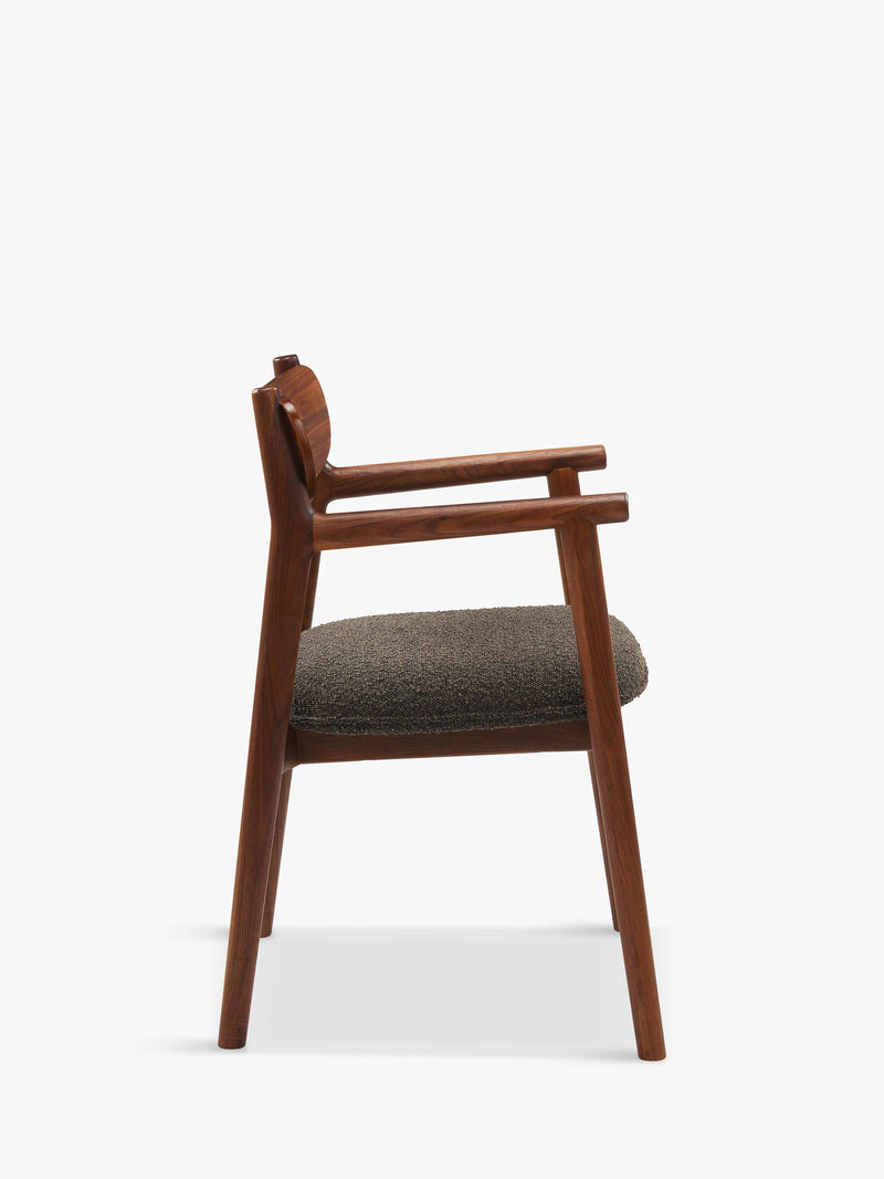 John Lewis Pierro dining chair walnut mocha finish (British brand)