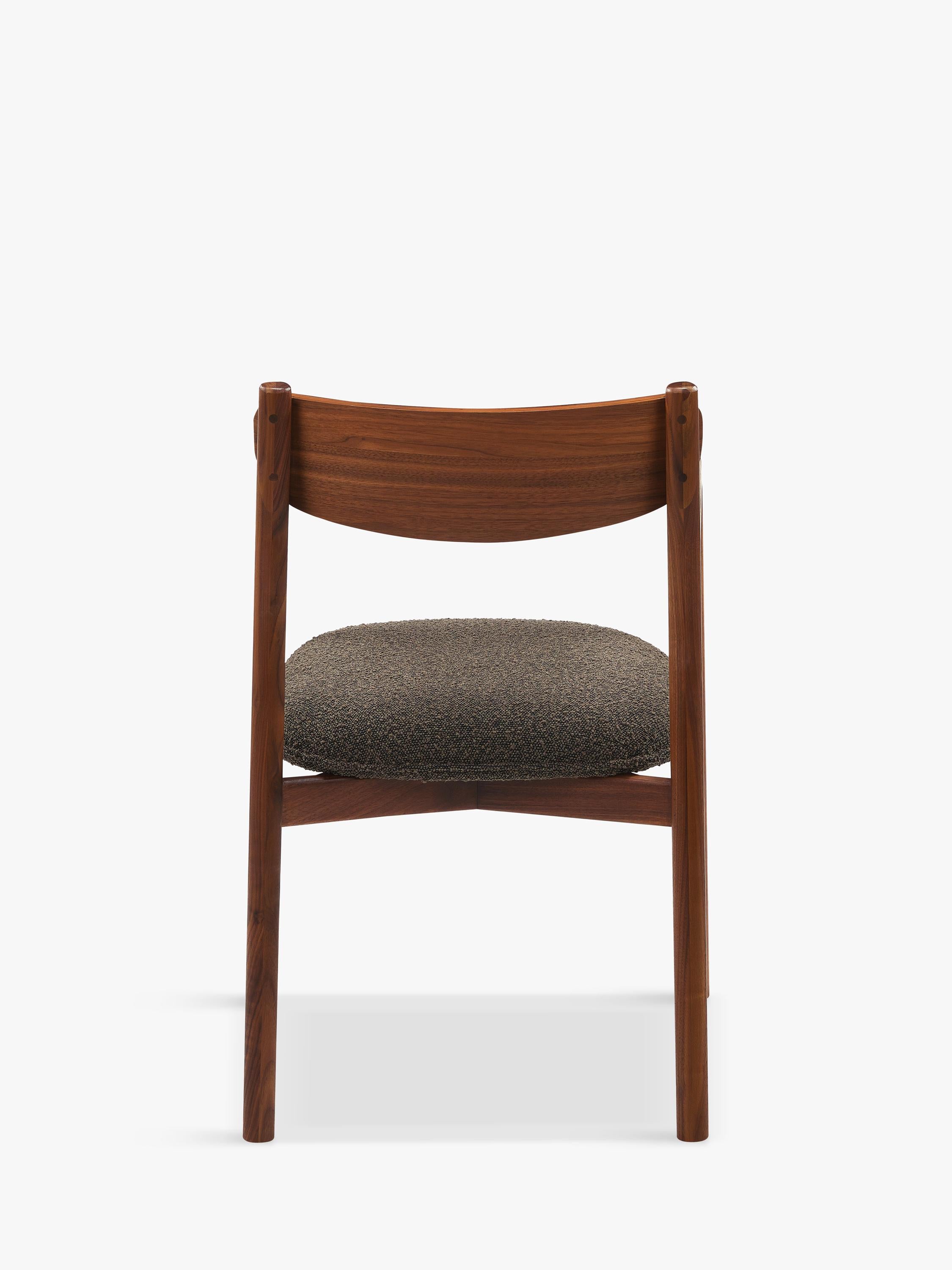 John Lewis Pierro dining chair walnut mocha finish (British brand)