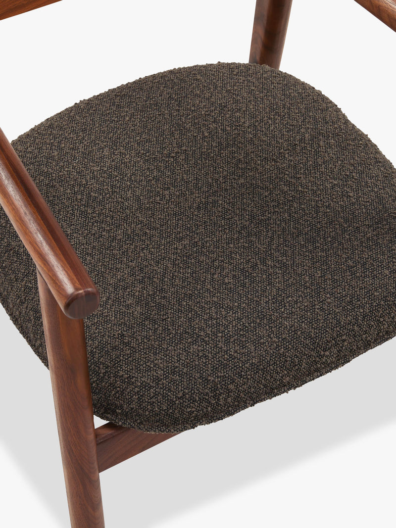 John Lewis Pierro dining chair walnut mocha finish (British brand)