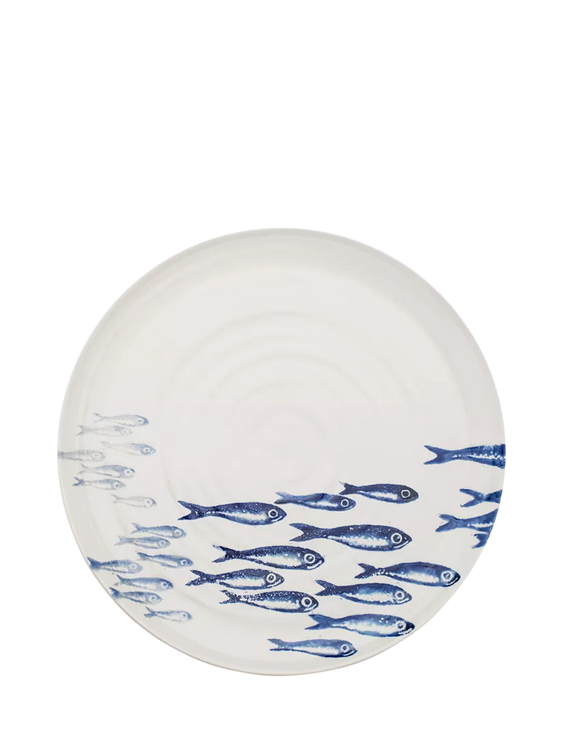 BlissHome earthenware sardines platter 36cm - British product