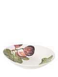 BlissHome fig earthenware serving bowl 32.5cm, purple multi - British product
