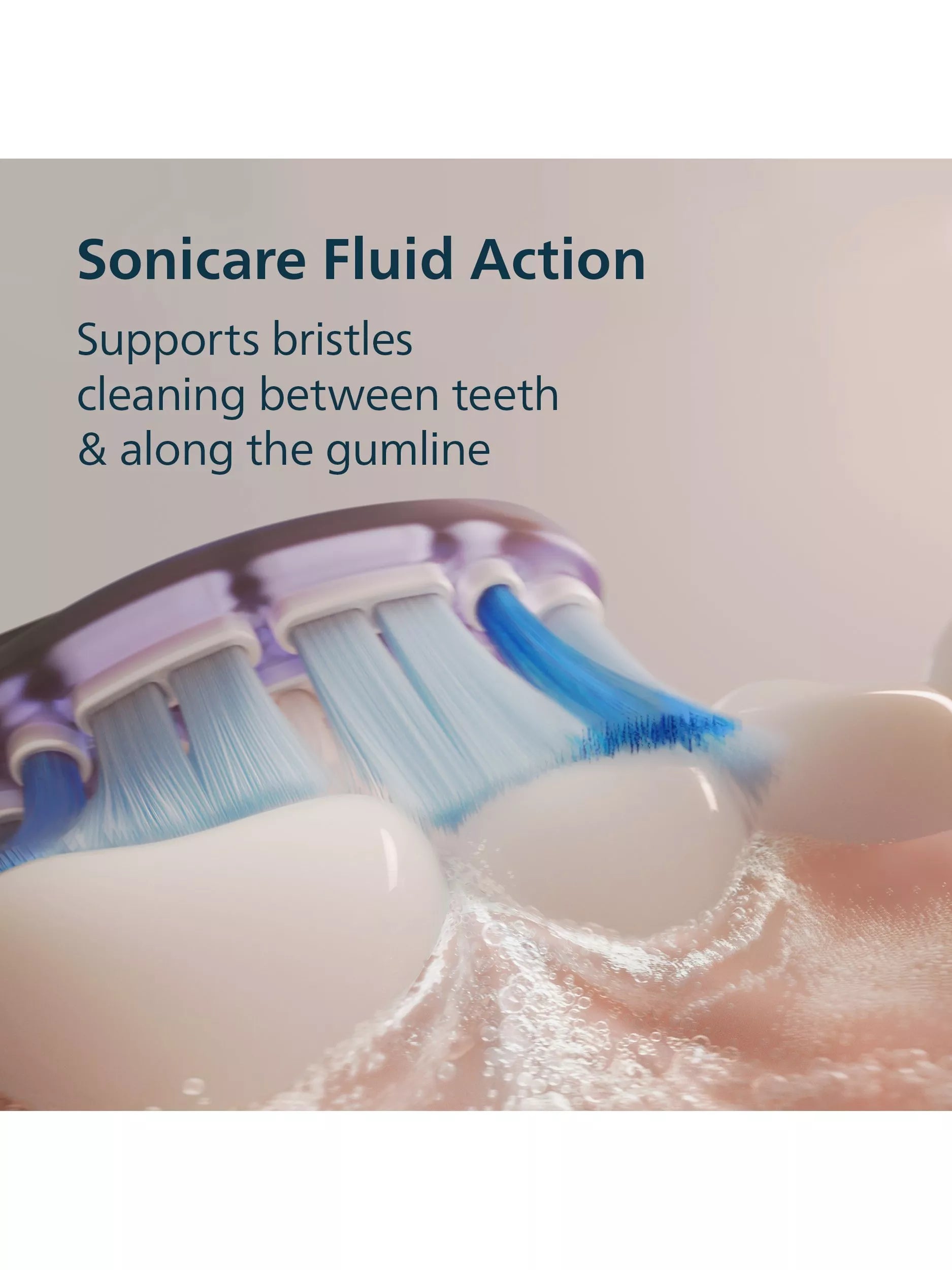 Philips Sonicare 7100 navy electric toothbrush with brush heads, UK version