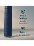 Philips Sonicare 7100 navy electric toothbrush with brush heads, UK version